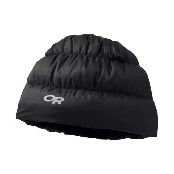 Outdoor Research Transcendent Down Beanie in Black
